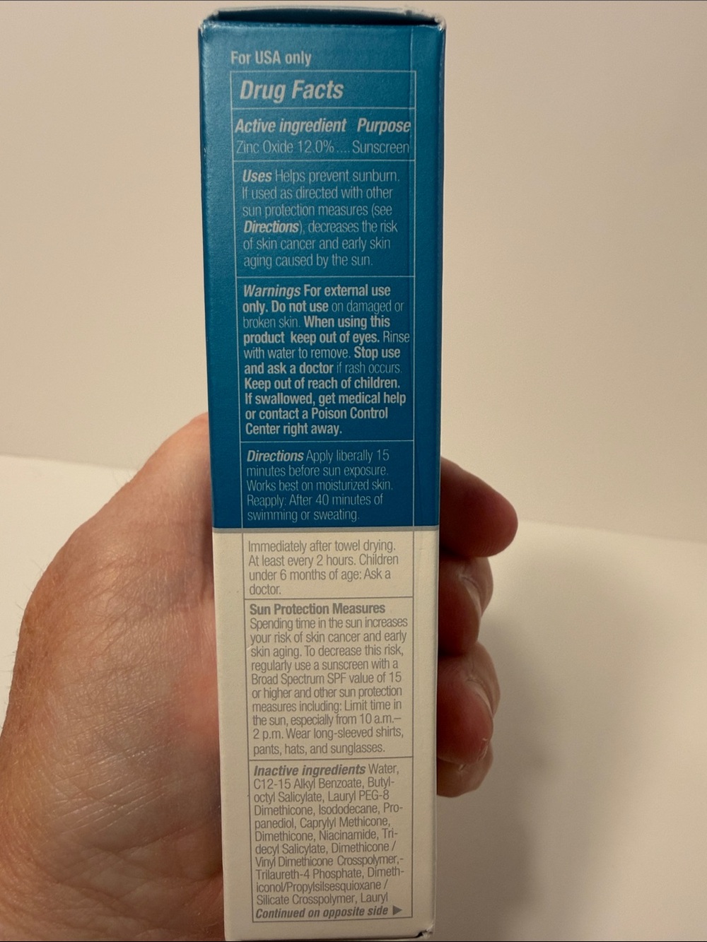 Sunforgettable Total Protection Face Shield Flex SPF 50 - Blue/White - Picture 5 of 7
